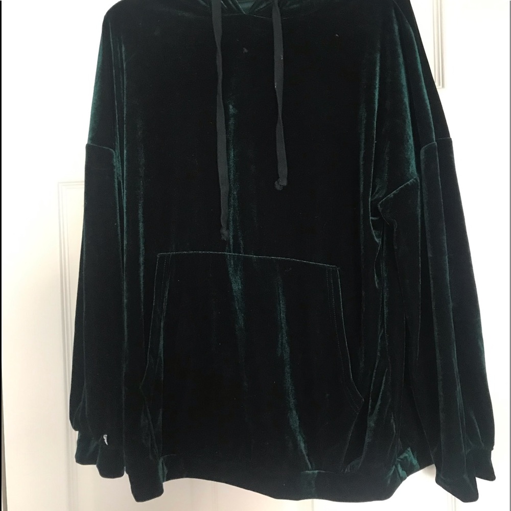 Zara Velvet Hoodie